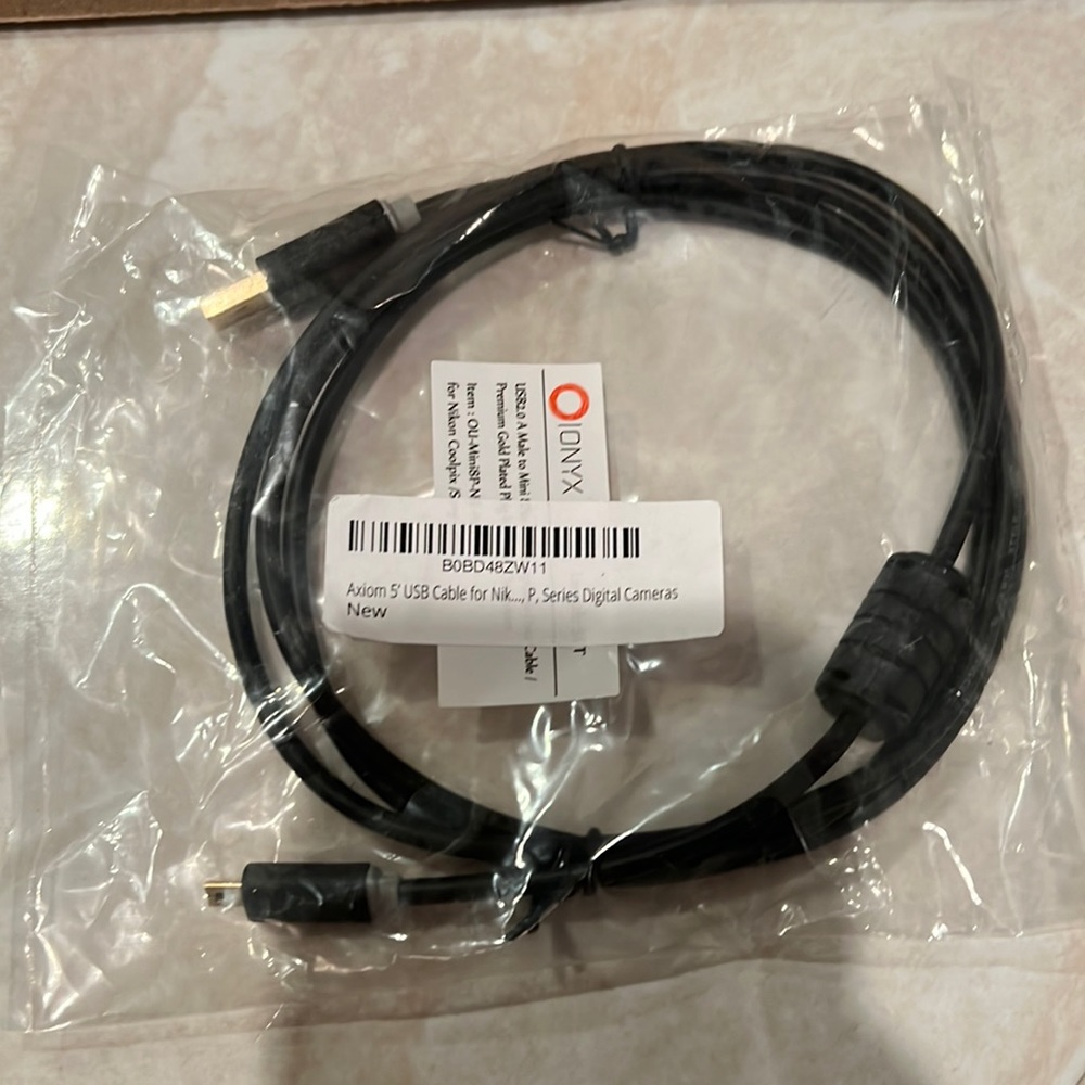 NWT USB Camera Transfer Data Charger Charging Cable Cord for Nikon Coolpix